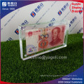 Different Currence Acrylic Money Frame